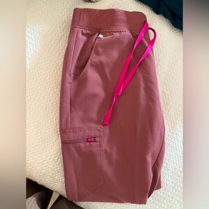 FIGS Zamora Jogger Pants in Mauve